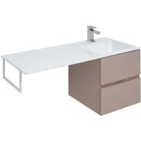 Тумба под раковину Aquanet Алвита 120 R подвесная Капучино арт-243661 — фото 4, Тумбы под раковину