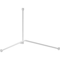 Карниз для ванны WasserKRAFT Kammel 90x90 Белый арт-SC-839090 — фото 1, Карнизы для ванной