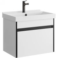 Тумба под раковину Aqwella Urban 60 подвесная Белая арт-URB0106W — фото 1, Тумбы под раковину