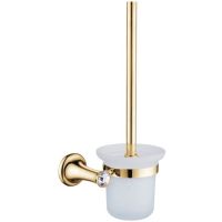 Ершик для унитаза CeramaLux Valencia Золото арт-88513G — фото 1, Ершики для унитаза