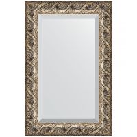 Зеркало Evoform Exclusive 86х56 с фацетом в багетной раме - Фреска 84 мм арт-BY 1239 — фото 1, Зеркала в ванную комнату