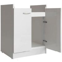 Товар: Тумба под хозяйственную раковину Hatria Complementi 60x51x88 Белая арт-YXNX01 - фото 2 Тумба под хозяйственную раковину Hatria Complementi 60x51x88 Белая арт-YXNX01 — фото 2, Тумбы под раковину