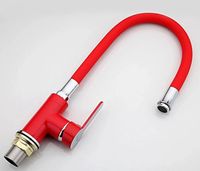 Смеситель для кухни Frap H43 Красный Хром арт-F4043 — фото 3, Смесители для кухни