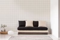 Обои AS Creation Maison Charme Винил на флизелине (0,53*10,05) Белый/Бежевый/Серый, Геометрия/Клетка арт-39072-3 — фото 6, Обои для стен