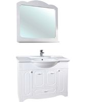 Товар: Зеркало Bellezza Кантри 105 Белое арт-4619918000017 - фото 3 Зеркало Bellezza Кантри 105 Белое арт-4619918000017 — фото 3, Зеркала в ванную комнату