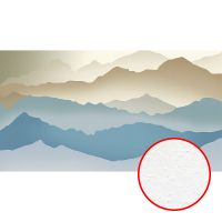 Фреска Ortograf Горы 33630 Фактура бархат FX Флизелин (5,5*3) Синий/Бежевый, Горы/Абстракция арт-33630 (бархат FX) — фото 1, Фрески