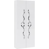 Шкаф пенал Clarberg Due amanti 50 Белый без ручек арт-DUE0505W — фото 1, Пеналы для ванной комнаты