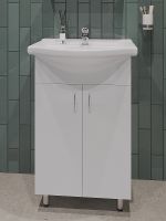 Товар: Тумба с раковиной Orange Лайт 60 Белый глянец арт-LA-60TUW+RA - фото 2 Тумба с раковиной Orange Лайт 60 Белый глянец арт-LA-60TUW+RA — фото 2, Тумбы с раковиной