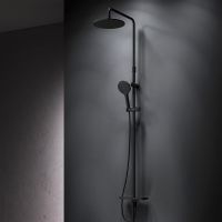 Душевая система AM.PM Like Черная матовая арт-F0780222 — фото 8, Душевые стойки