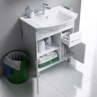 Товар: Тумба под раковину Aqwella Корсика 75 Т7м Белая арт-KOR0107 - фото 3 Тумба под раковину Aqwella Корсика 75 Т7м Белая арт-KOR0107 — фото 3, Тумбы под раковину