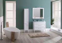 Товар: Шкаф пенал Aquanet Бостон 36 L Белый матовый арт-209680 - фото 4 Шкаф пенал Aquanet Бостон 36 L Белый матовый арт-209680 — фото 4, Пеналы для ванной комнаты