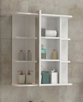 Зеркальный шкаф Vigo Nova 60 Белый арт-zsh.NOV.60 — фото 3, Зеркальные шкафы в ванную