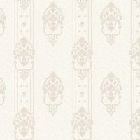 Обои Roberto Borzagi King Винил на флизелине (1,06*10) Белый, Полоса/Дамаск арт-90111-1 — фото 1, Обои для стен