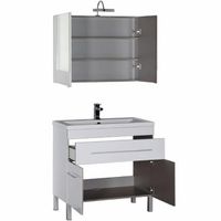 Тумба с раковиной Aquanet Верона 90 Белая арт-213032 — фото 8, Тумбы с раковиной