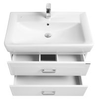 Товар: Тумба под раковину Aquaton Америна 76 подвесная Белая глянцевая арт-1A137701AM010 - фото 3 Тумба под раковину Aquaton Америна 76 подвесная Белая глянцевая арт-1A137701AM010 — фото 3, Тумбы под раковину