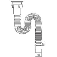 Товар: Сифон для раковины Wirquin Белый арт-30717342 - фото 2 Сифон для раковины Wirquin Белый арт-30717342 — фото 2, Сифоны для раковины