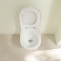 Унитаз Villeroy&Boch O.Novo подвесной с сиденьем Микролифт арт-5660H101 — фото 6, Подвесные унитазы