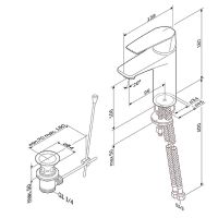 Смеситель для раковины AM.PM Gem Хром арт-F90A82100 — фото 11, Смесители для раковины