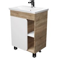 Тумба под раковину 1MarKa Nuvo 70 Дуб сонома арт-У76063 — фото 1, Тумбы под раковину