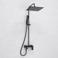 Душевая система WasserKRAFT Abens Черная матовая арт-A277.162.218.BM — фото 6, Душевые стойки