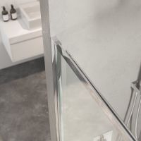 Товар: Шторка на ванну Berges River S Slider 98х145 профиль Хром стекло прозрачное арт-065014 - фото 4 Шторка на ванну Berges River S Slider 98х145 профиль Хром стекло прозрачное арт-065014 — фото 4, Шторки для ванной раздвижные