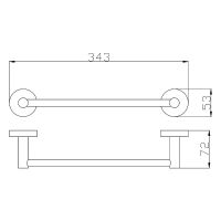Товар: Полотенцедержатель Rav Slezak Colorado Хром арт-COA0701/30 - фото 2 Полотенцедержатель Rav Slezak Colorado Хром арт-COA0701/30 — фото 2, Полотенцедержатели
