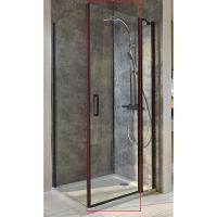 Душевая дверь Jacob Delafon Contra Black 80 профиль Черный стекло прозрачное арт-E22T81-BL — фото 1, Распашные душевые двери