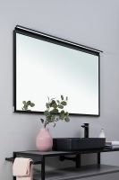 Товар: Зеркало Allen Brau Priority 120 с подсветкой Черный браш арт-1.31018.BB - фото 13 Зеркало Allen Brau Priority 120 с подсветкой Черный браш арт-1.31018.BB — фото 13, Зеркала в ванную комнату