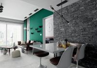 Керамогранит Rondine Tiffany 3D Dark 15х61 см арт-J87342 — фото 2, Керамогранит