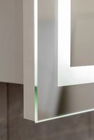 Зеркальный шкаф Silver Mirrors Hamburg White 46 с подсветкой Белый с механическим выключателем арт-LED-00002670 — фото 13, Зеркальные шкафы в ванную