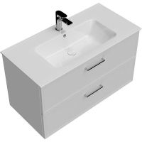 Тумба под раковину Kerama Marazzi Piano Classic 95 PIA.CL.95\WHT.M подвесная Белая матовая арт-PIA.CL.95\WHT.M — фото 3, Тумбы под раковину