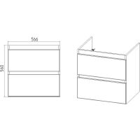 Товар: Тумба под раковину VIANT Мальта 60 подвесная Белая Дуб Вотан арт-VMAL60CO-T2YP - фото 6 Тумба под раковину VIANT Мальта 60 подвесная Белая Дуб Вотан арт-VMAL60CO-T2YP — фото 6, Тумбы под раковину