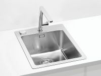 Кухонная мойка Alveus Pure 10 KMB-90 405x525 Брашированная сталь арт-1103607 — фото 2, Кухонные мойки