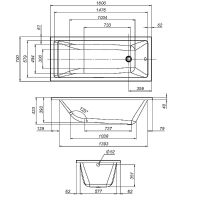 Товар: Каркас для ванны AM.PM Gem 160x70 Серый арт-W93A-160-070W-R - фото 2 Каркас для ванны AM.PM Gem 160x70 Серый арт-W93A-160-070W-R — фото 2, Комплектующие