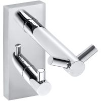 Двойной крючок Bemeta Beta Хром арт-132405222 — фото 1, Крючки для полотенец