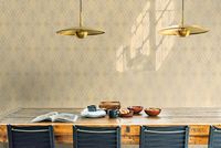 Обои LOYMINA Hygge III Dacha Флизелин (1*10,05) Бежевый/Коричневый/Серый, Абстракция/Геометрия арт-Hg24 004 — фото 3, Обои для стен