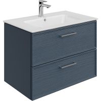 Тумба под раковину Kerama Marazzi Piano Classic 75 PIA.CL.75\BLU.M подвесная Синяя матовая арт-PIA.CL.75\BLU.M — фото 2, Тумбы под раковину