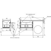 Тумба с раковиной Эстет Dallas Luxe 140 L подвесная Белая арт-ФР-00002928 — фото 9, Тумбы с раковиной