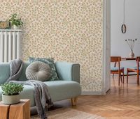 Обои Lutece Les Essentiels Винил на флизелине (0,53*10,05) Бирюзовый/Зеленый, Цветы арт-51213604 — фото 2, Обои для стен