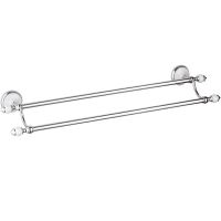 Полотенцедержатель Remer Epoca двойной Хром арт-EP33CR — фото 1, Полотенцедержатели