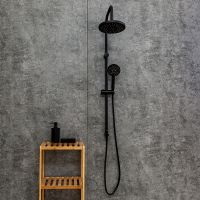 Душевая система Orange O-Shower Черная матовая арт-OW02b — фото 12, Душевые стойки