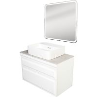 Товар: Тумба с раковиной Orange Modi 75 подвесная Белая арт-Modi-75TU+RA - фото 5 Тумба с раковиной Orange Modi 75 подвесная Белая арт-Modi-75TU+RA — фото 5, Тумбы с раковиной