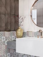 Товар: Керамическая плитка Azori Eclipse Grey настенная 20,1х50,5 см арт-505641101 - фото 2 Керамическая плитка Azori Eclipse Grey настенная 20,1х50,5 см арт-505641101 — фото 2, Керамическая плитка