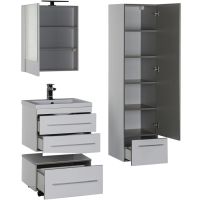 Комплект мебели для ванной Aquanet Верона 58 Белый арт-230306 — фото 7, Комплекты мебели для ванной