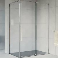 Душевой уголок Vincea Arno 150x90 профиль Хром стекло прозрачное арт-VSR-1A9015CL — фото 1, Прямоугольные душевые уголки