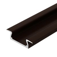 Профиль алюминиевый Arlight встраиваемый Коричневый арт-017655 — фото 2, Профили для светодиодных лент