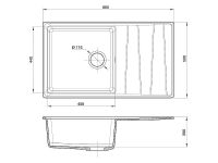 Товар: Кухонная мойка GranFest Level GF-ая арт-LV-860L сер - фото 3 Кухонная мойка GranFest Level GF-ая арт-LV-860L сер — фото 3, Кухонные мойки