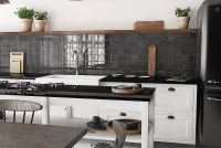 Керамическая плитка Equipe Manacor Black настенная 7,5х15 см арт-26906 — фото 3, Керамическая плитка