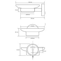 Товар: Мыльница Bemeta Dark Черная арт-104108040 - фото 4 Мыльница Bemeta Dark Черная арт-104108040 — фото 4, Мыльницы