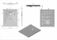 Душевой поддон из искусственного камня Vincea 110x90 Серый арт-VST-4SR9011G — фото 5, Душевые поддоны из искусственного камня